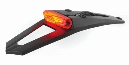 Stop spate/iluminat numar - Tail Light for rear fender POLISPORT RS LED 12V 1,1/0,2W LED lamp Negru