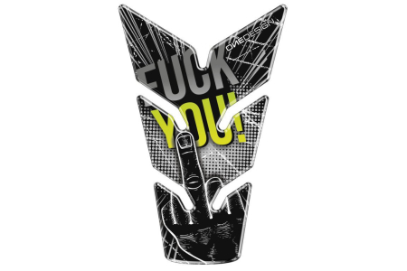 SUSPENSIE CADRU - Tank pad PUIG F-YOU Negru