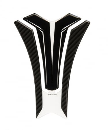 Protecții moto - Tank pad Uniracing carbon transparent protecție rezervor moto