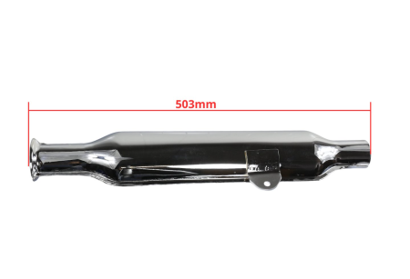 Toba evacuare moto  crom chopper custom bobber tobe sport Short Fish [1]