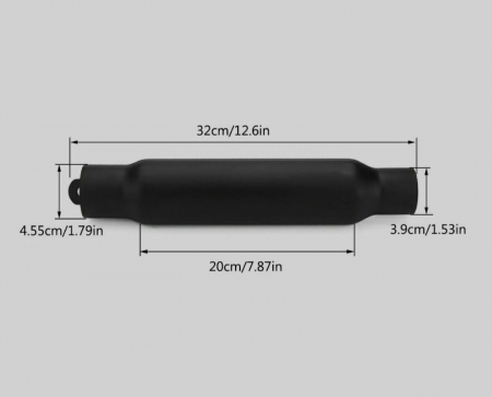 Toba evacuare moto crom inox sport chopper custom bobber cafe racer [3]