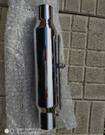 Toba evacuare moto crom inox sport chopper custom bobber cafe racer [2]