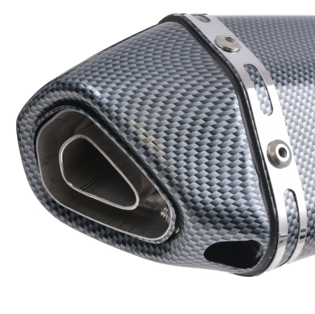 Toba evacuare moto sport ATV finala eșapament 57cm carbon [1]