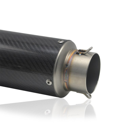 Toba sport Evacuare carbon 30cm moto atv finala eșapament 60mm [1]