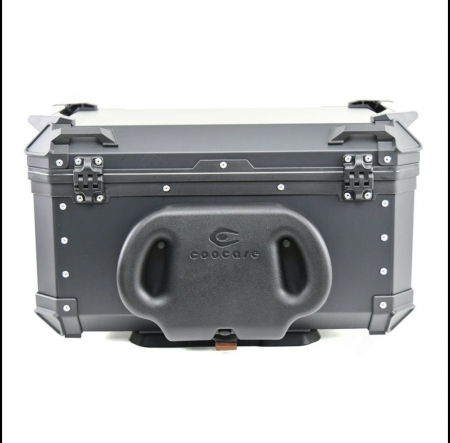 Top case Coocase 65L aluminiu cu spătar ajustabil cutie moto [4]