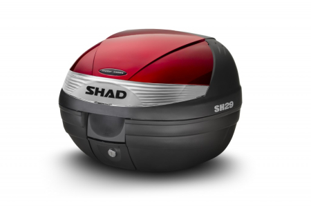 Cutii capace colorate - Top case cu capac colorat SHAD SH29 Rosu