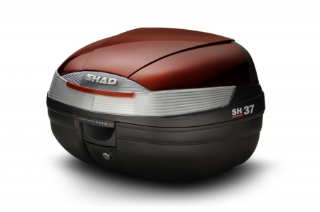 TRANSPORT & DEPOZITARE - Top case cu capac colorat SHAD SH37 Rosu
