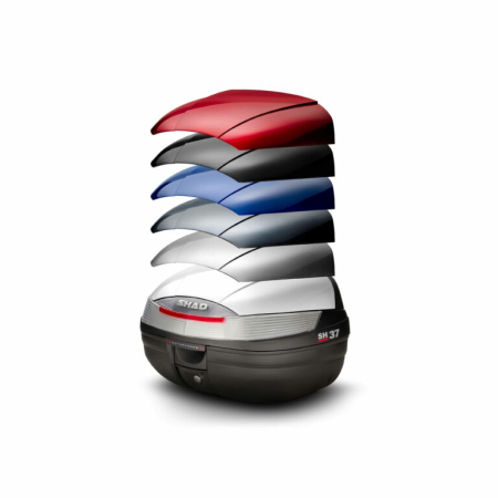 Top case cu capac colorat SHAD SH37 Rosu [1]