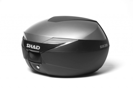 TRANSPORT & DEPOZITARE - Top case cu capac colorat SHAD SH39 New titanium