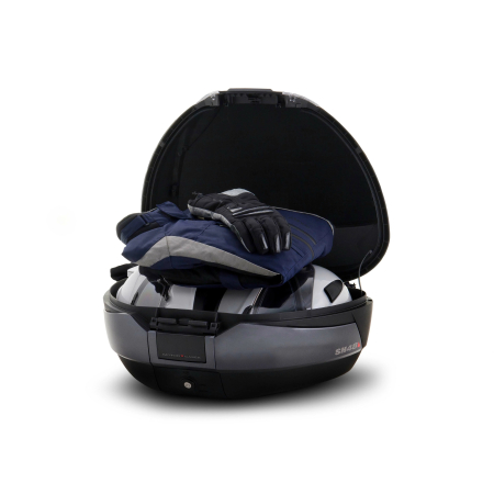 Top case cu capac colorat SHAD SH48 Carbon with PREMIUM SMART lock [5]