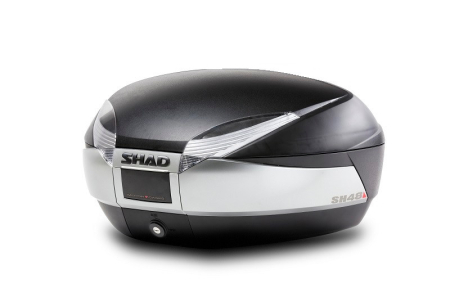 TRANSPORT & DEPOZITARE - Top case SHAD SH48 D0B48400 New titanium with PREMIUM SMART lock