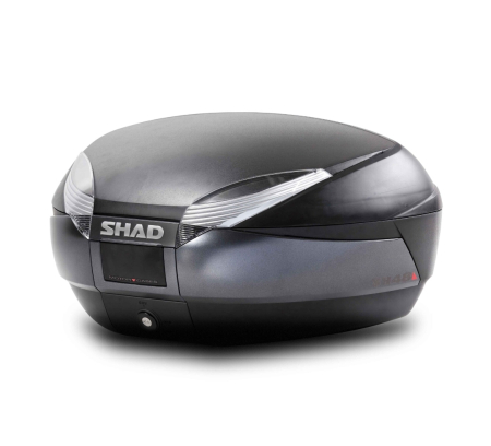Top case Shad SH48 Titanium / Gray  cutie valiza moto [5]
