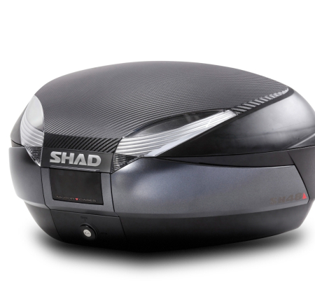 Top case Shad SH48 Titanium / Gray  cutie valiza moto [7]
