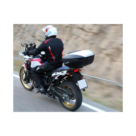 Top case SHAD SH59X D0B59200 negru cu capac de aluminiu (expandable concept) with PREMIUM SMART lock [8]