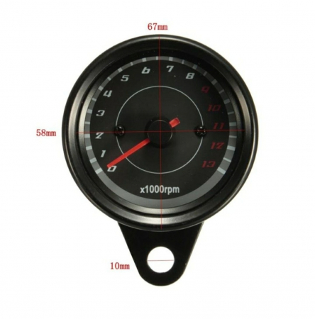 Turometru moto ceas turație motocicleta led [6]