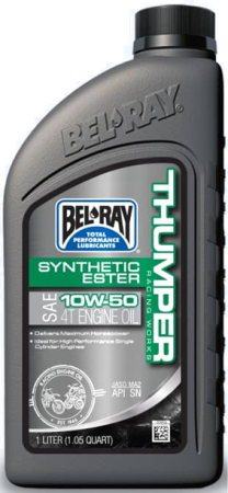 ULEIURI & INTRETINERE - Ulei de motor Bel-Ray THUMPER RACING WORKS SYNTHETIC ESTER 4T 10W-50 1 l