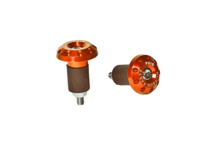 SUSPENSIE CADRU - Universal bar ends PUIG RACE portocaliu D 13-18mm