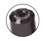 Universal bar ends PUIG SHORT 7424N Negru for PUIG handelbars [1]