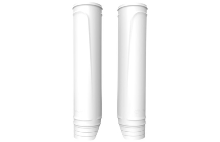 SUSPENSIE CADRU - Upper fork protectors POLISPORT PERFORMANCE Alb