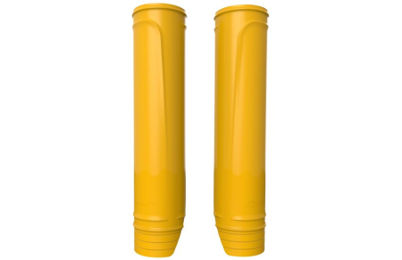 SUSPENSIE CADRU - Upper fork protectors POLISPORT PERFORMANCE yellow RM 01