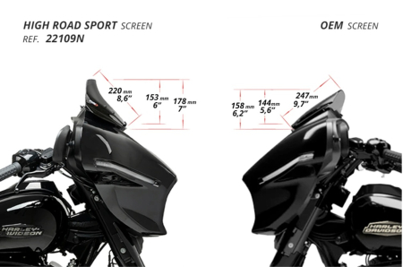 Windscreen PUIG HIGH-ROAD SPORT smoke [5]