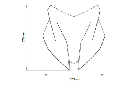 Windscreen PUIG SPORT smoke [1]