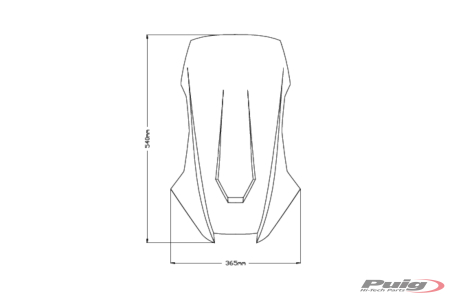 Windscreen PUIG SPORT smoke [1]