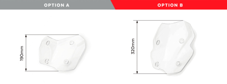 Windscreen PUIG RACING WITH SUPPORT + PROTECTION 3179F dark smoke [1]