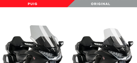 Windscreen PUIG TOURING smoke [2]