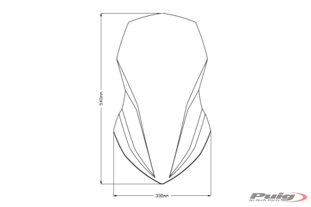 Windscreen PUIG TOURING smoke [4]