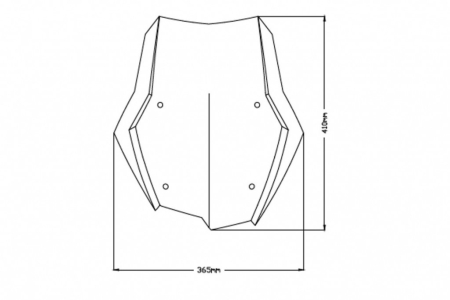 Parbriz - Windscreen PUIG TOURING transparent