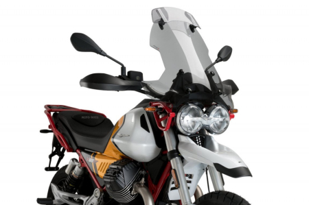 SUSPENSIE CADRU - Windscreen PUIG TOURING WITH VISOR smoke