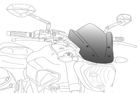 Parbriz - Windshield PUIG NEW GEN. SPORT smoke