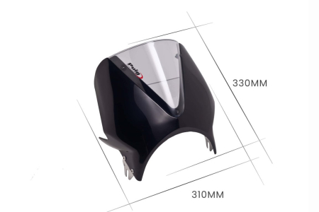 Windshield PUIG RETROVISIONS Negru smoke [1]