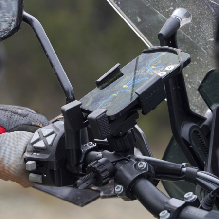 X-frame SHAD X0SG00H phone size up to 180x90mm (6,6andquot;) prindere pe ghidon [5]