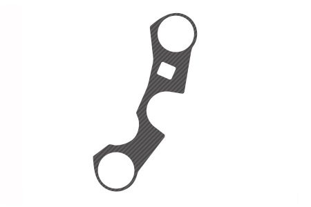 SUSPENSIE CADRU - Yoke protector PUIG X-TREME carbon look