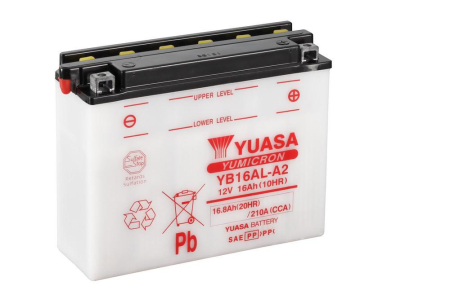 Baterii - Yumicron battery with acid YUASA YB16AL-A2