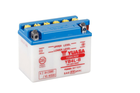 Baterii - Yumicron battery with acid YUASA YB4L-B