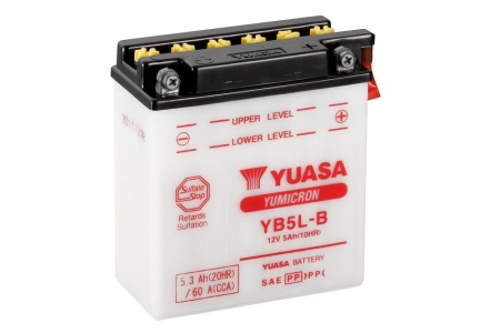 Baterii - Yumicron battery with acid YUASA YB5L-B