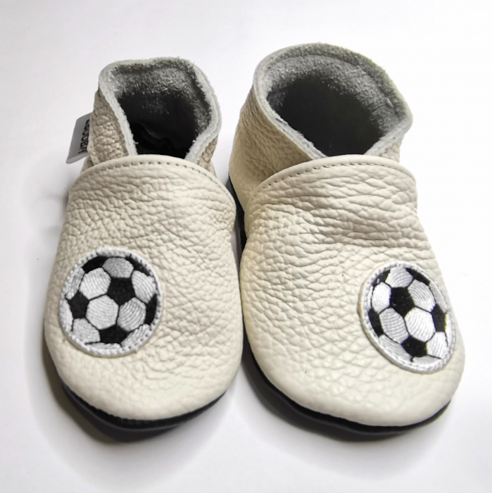 Botosei din piele naturala, cu model MINGE [2]