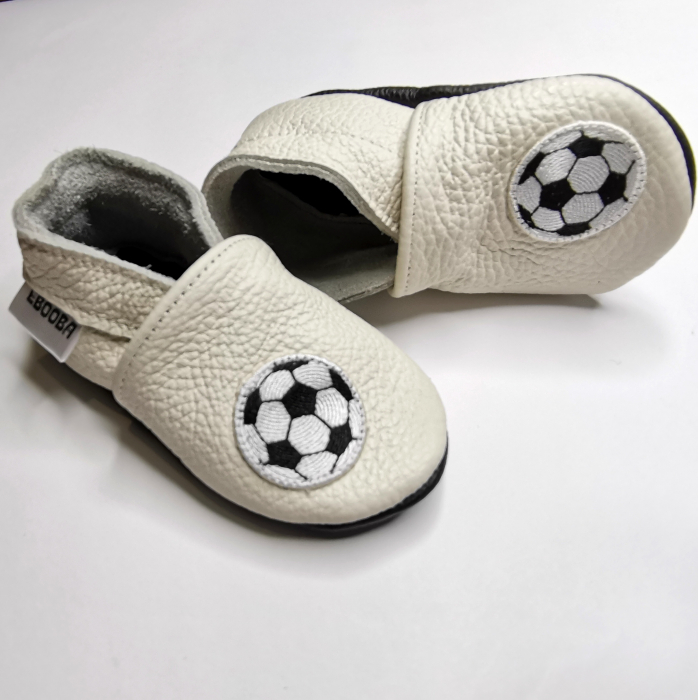 Botosei din piele naturala, cu model MINGE [9]