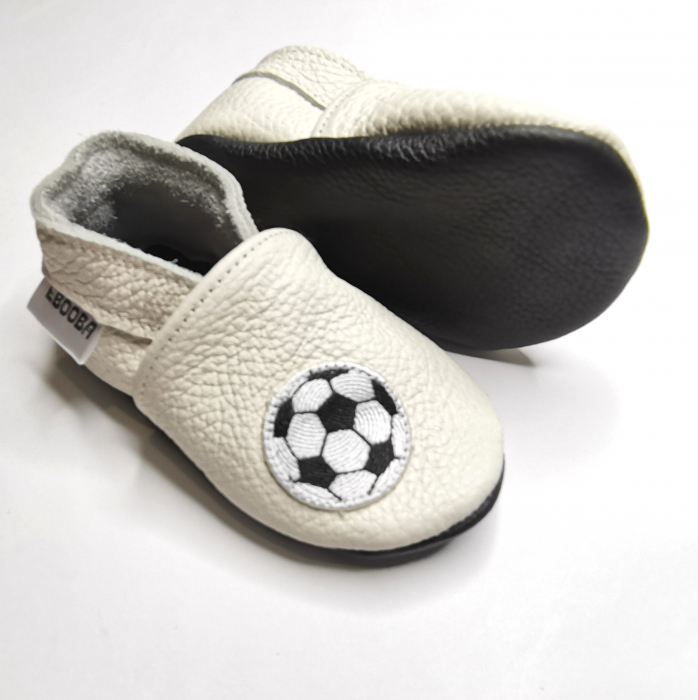 Botosei din piele naturala, cu model MINGE [11]