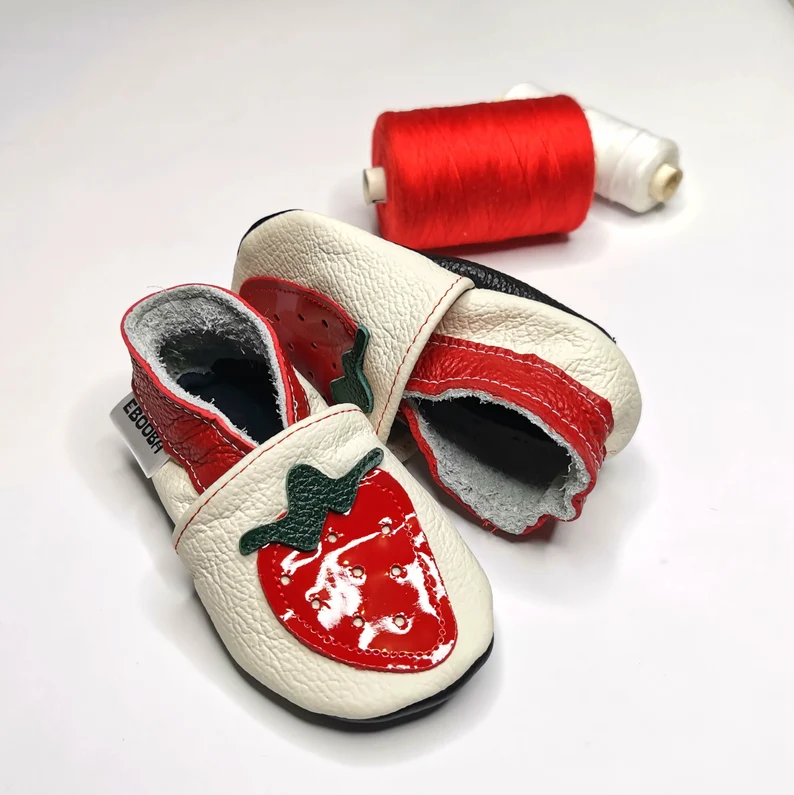 Botosei din piele naturala, cu Model CAPSUNA. [4]