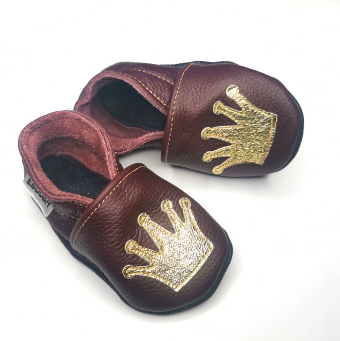 Botosei din piele naturala, cu Model CORONITA. [4]