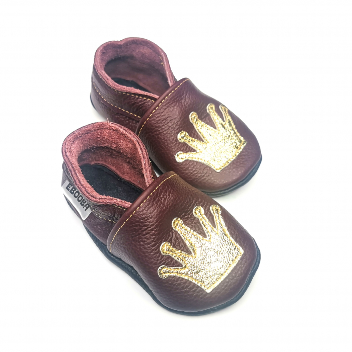 Botosei din piele naturala, cu Model CORONITA. [5]