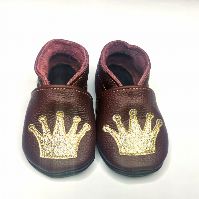 Botosei din piele naturala, cu Model CORONITA. [3]