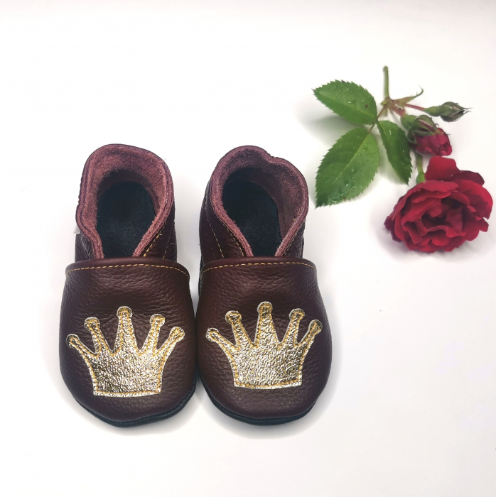 Botosei din piele naturala, cu Model CORONITA. [10]