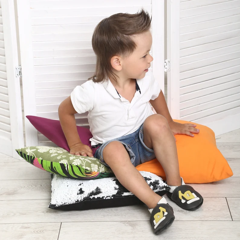 Botosei din piele naturala, cu Model EXCAVATOR [5]