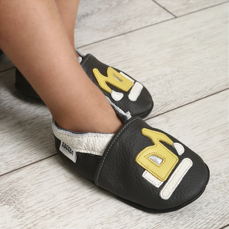 Botosei din piele naturala, cu Model EXCAVATOR [6]