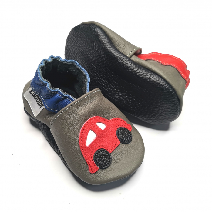 Botosei din piele naturala, cu Model MASINUTE. [8]